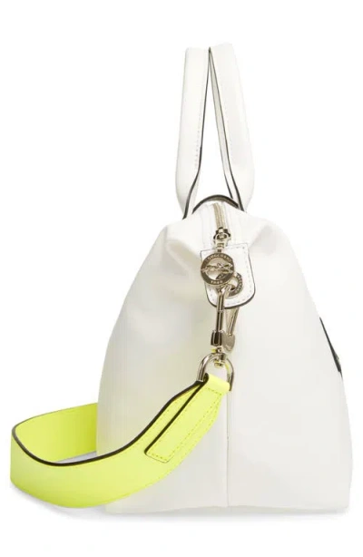 Longchamp Small Le Pliage Logo Leather Tote