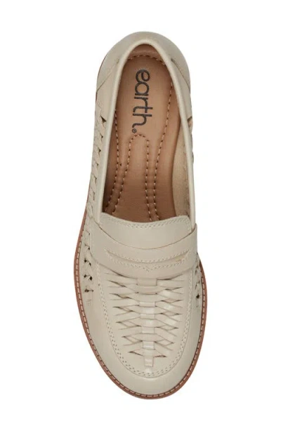 Earth Women's Ella Woven Slip-on Penny Loafers In Neutral