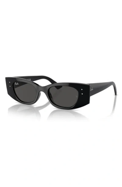 Ray Ban Ray-ban Kat 49mm Small Rectangular Sunglasses
