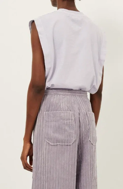 Sessun Sessùn Orlando Pleat Shoulder Sleeveless T-shirt
