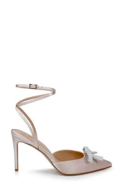 Jewel Badgley Mischka Kynlee Ankle Strap Pointed Toe Pump