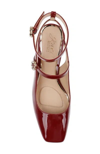 Jewel Badgley Mischka Keilani Ankle Strap Mary Jane Pump