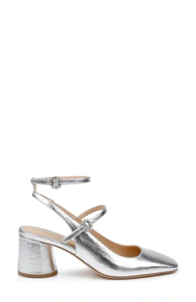 Jewel Badgley Mischka Keilani Ankle Strap Mary Jane Pump