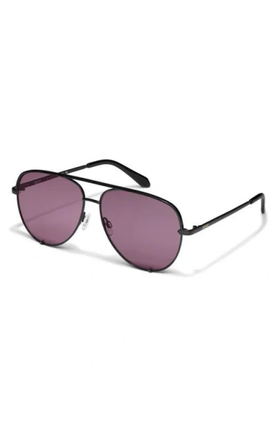 Quay High Key 64mm Oversize Aviator Sunglasses