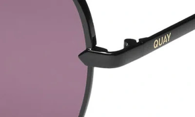 Quay High Key 64mm Oversize Aviator Sunglasses