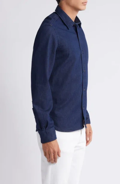 7 For All Mankind Left Hand Denim Button-up Shirt
