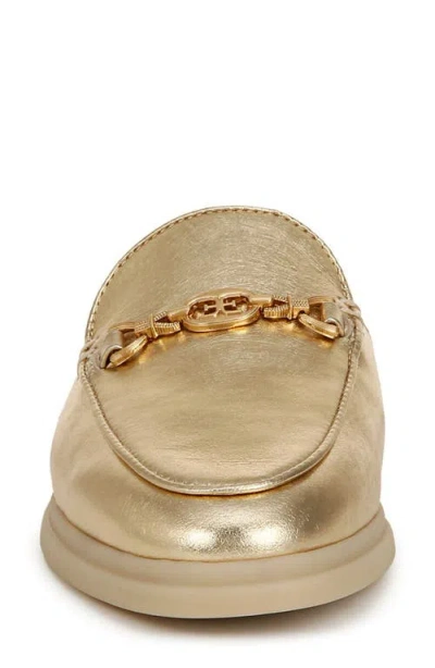Sam Edelman Kira Bit Mule Amber Gold Leather