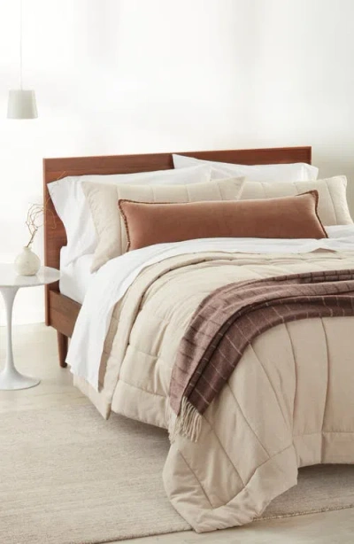 Nordstrom Organic Cotton Mélange Quilted Comforter & Shams Set In Neutral