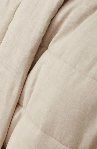 Nordstrom Organic Cotton Mélange Quilted Comforter & Shams Set In Neutral