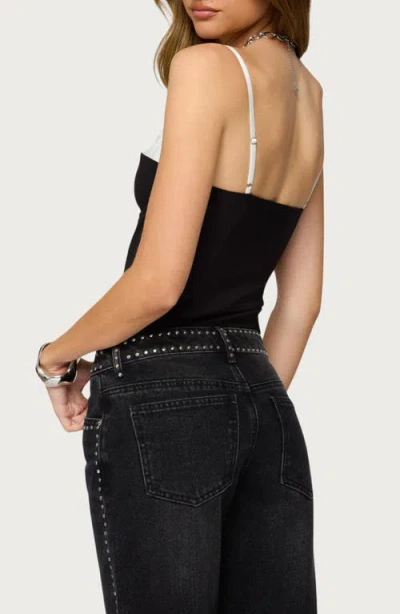 Edikted Contrast Peekaboo Camisole