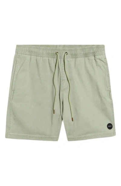 Rvca Escape Solid Shorts In Green