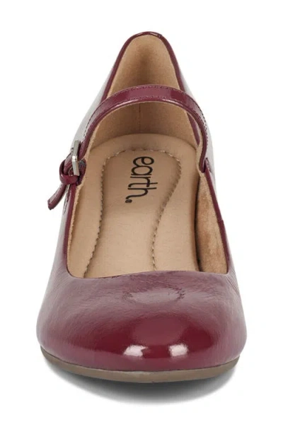 Earth Rumer Womens Block Heel Patent Leather Mary Jane Heels