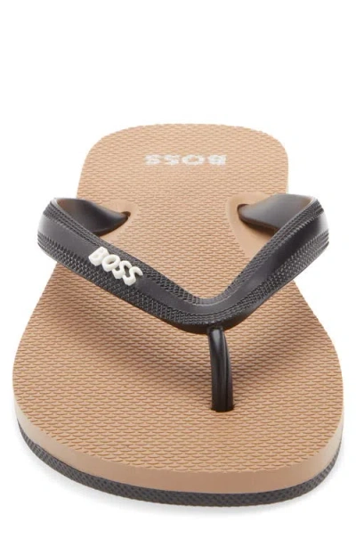 Hugo Boss Boss Tracy Thong Sandal In Multi