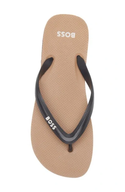Hugo Boss Boss Tracy Thong Sandal In Multi