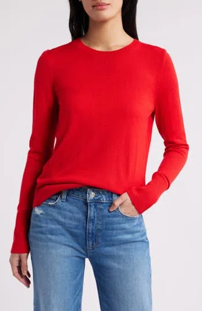 Caslon ® Merino Wool Blend Crewneck Sweater