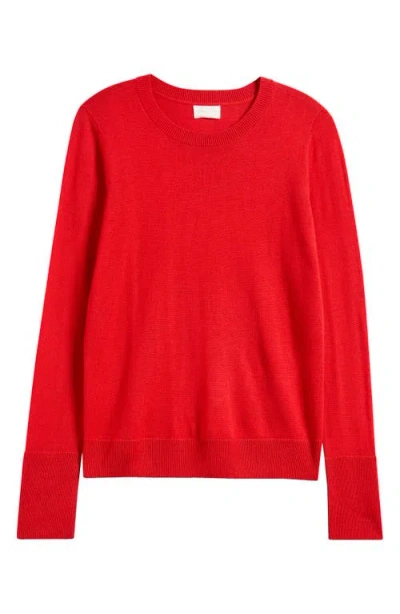 Caslon ® Merino Wool Blend Crewneck Sweater