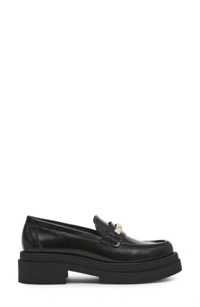 Steve Madden Rodrigo Platform Bit Loafer In Black