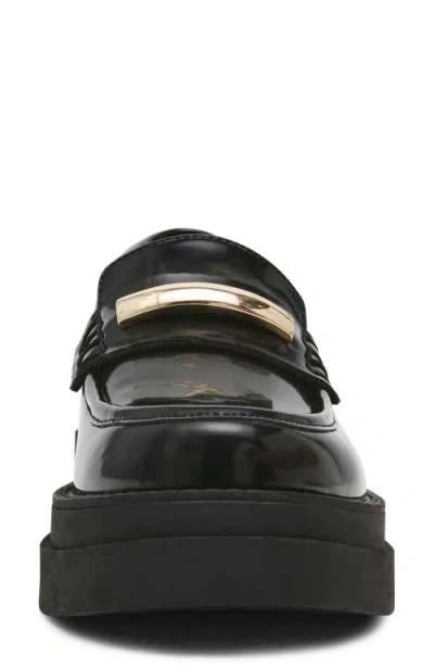 Steve Madden Rodrigo Platform Bit Loafer In Black