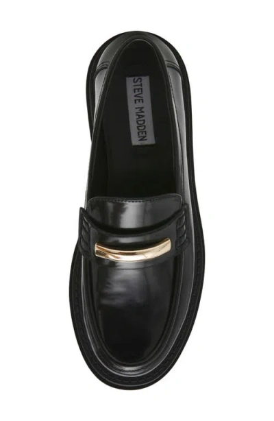 Steve Madden Rodrigo Platform Bit Loafer In Black