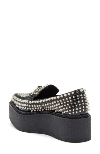 Jeffrey Campbell Choux Street Pointed Toe Platform Wedge Bit Loafer