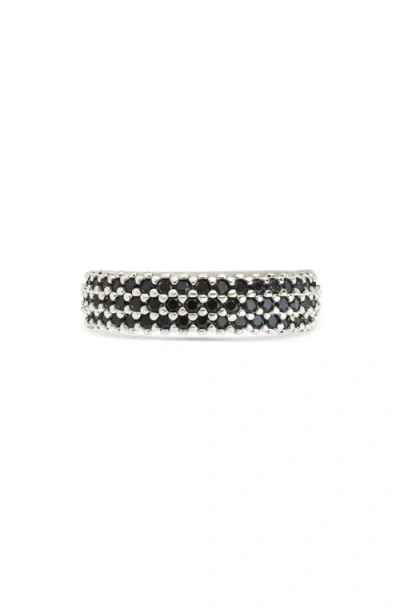 Sterling Forever Jolene Cubic Zirconia Rainbow Eternity Ring