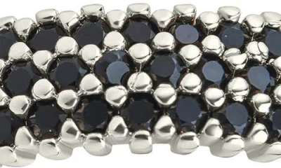 Sterling Forever Jolene Cubic Zirconia Rainbow Eternity Ring