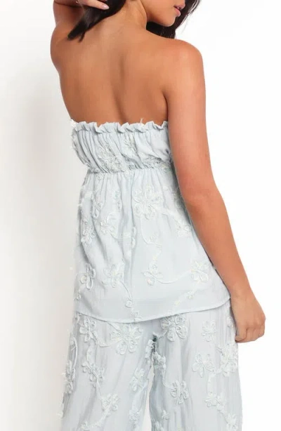 Petal And Pup Petal & Pup Robin Strapless Top In Blue