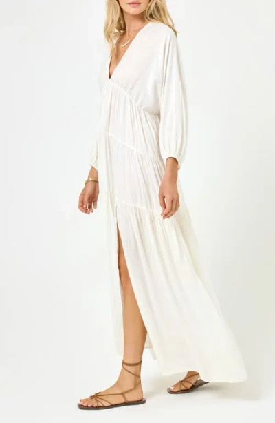 L*space Lspace Eterna Tiered Cover-up Maxi Dress