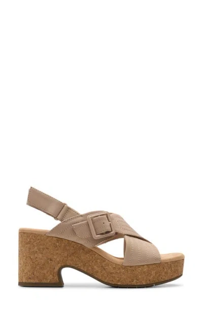 Clarks ® Nerisa Slingback Platform Sandal
