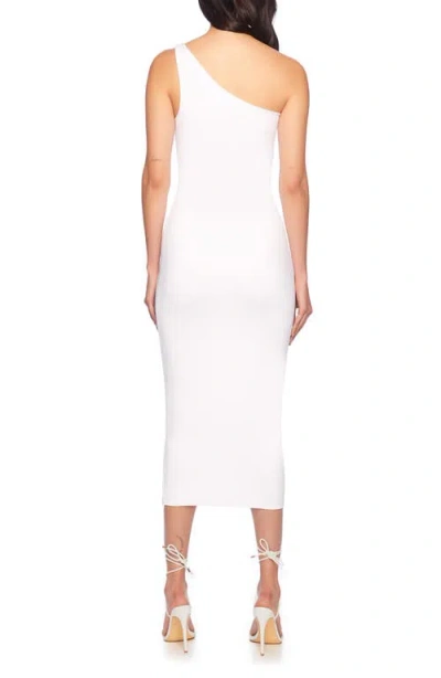 Susana Monaco One-shoulder Body-con Midi Dress