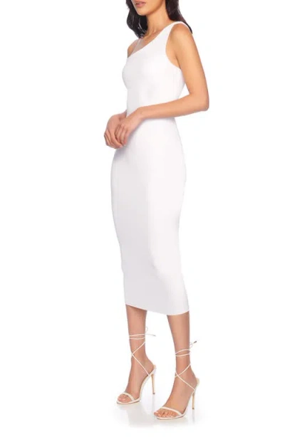 Susana Monaco One-shoulder Body-con Midi Dress