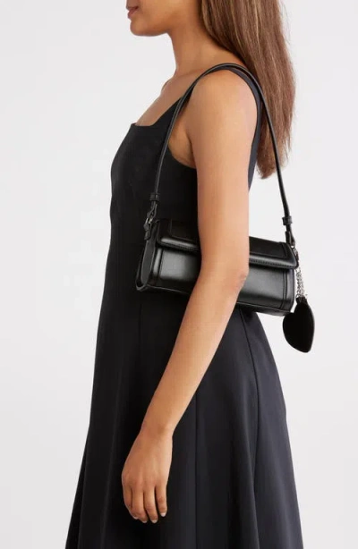 Madden Girl Faux Leather Baguette Bag