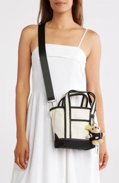Madden Girl Canvas Mini Tote With Charm