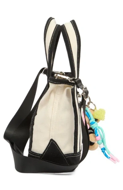 Madden Girl Canvas Mini Tote With Charm