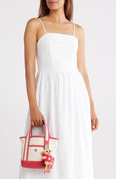 Madden Girl Canvas Mini Tote With Charm
