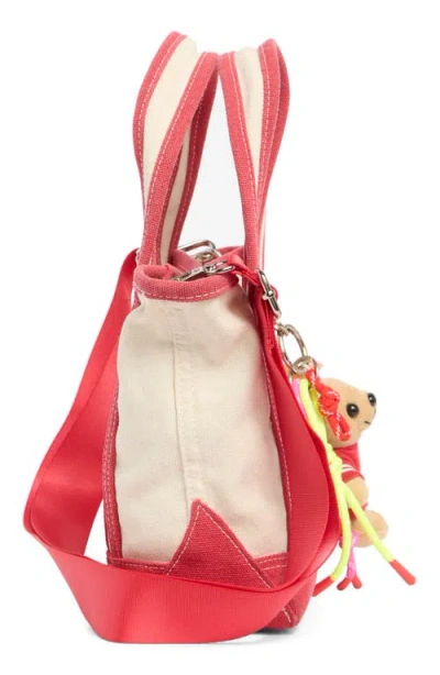 Madden Girl Canvas Mini Tote With Charm