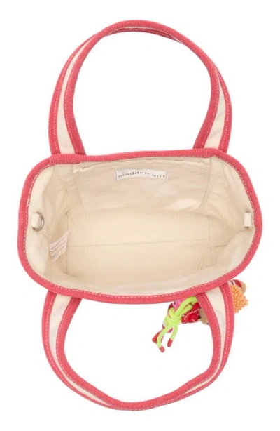 Madden Girl Canvas Mini Tote With Charm