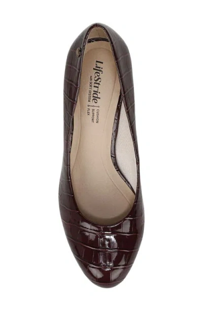 Lifestride Parigi Pump In Burgundy