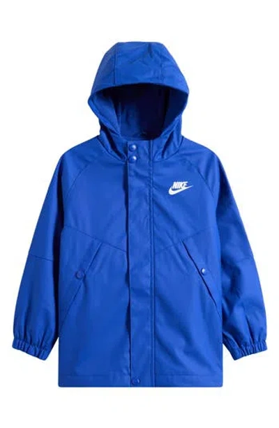 Nike Water Repellent Rain Jacket In Blue