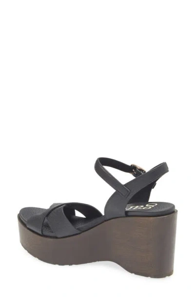 Pedro Garcia Dalys Ankle Strap Platform Wedge Sandal