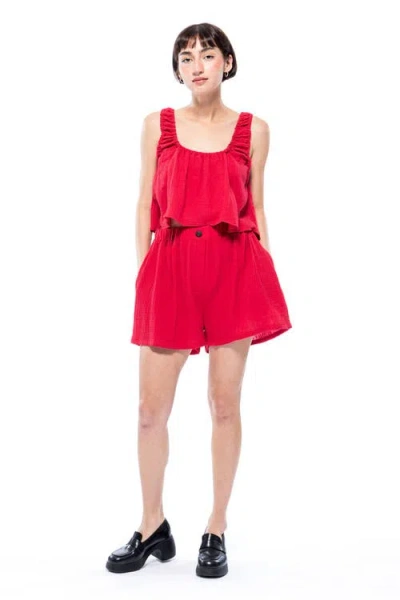 Toit Volant Joan Boxer Shorts In Red