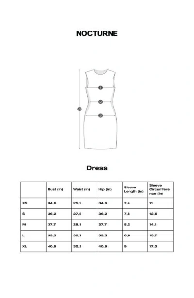 Nocturne Asymmetric Draped Cut-out Dress In Blue