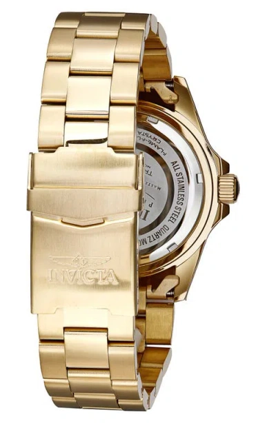 Invicta Pro Diver Three Hand Quartz Bracelet Watch, 43mm