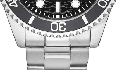 Invicta Pro Diver Three Hand Quartz Bracelet Watch, 43mm
