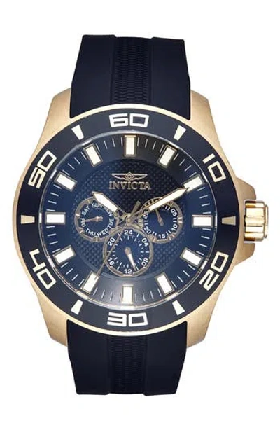 Invicta Pro Diver Quartz Silicone Strap Watch, 40mm X 14mm