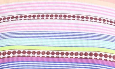 Lemlem Azeb Stripe Rib Long Sleeve Rashguard In Multi