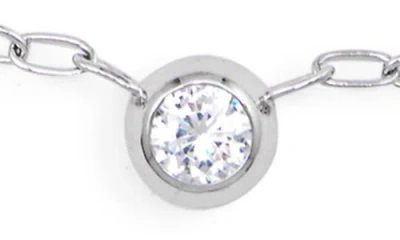 Nadri Shimmer Cubic Zirconia Solitaire Necklace & Stud Earrings Set