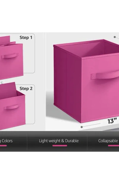Sorbus 6-pack Large Collapsible Storage Bins