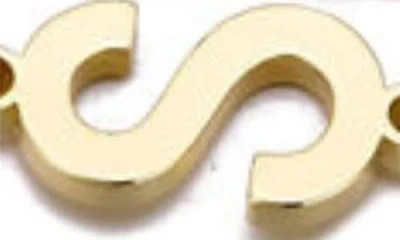 Adornia 2-piece Initial Bead Chain Bracelet Set