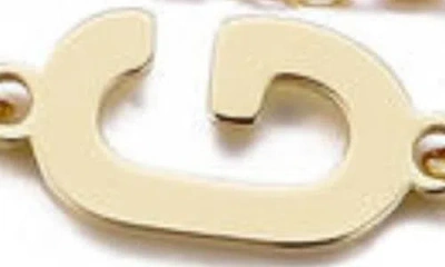 Adornia 2-piece Initial Bead Chain Bracelet Set